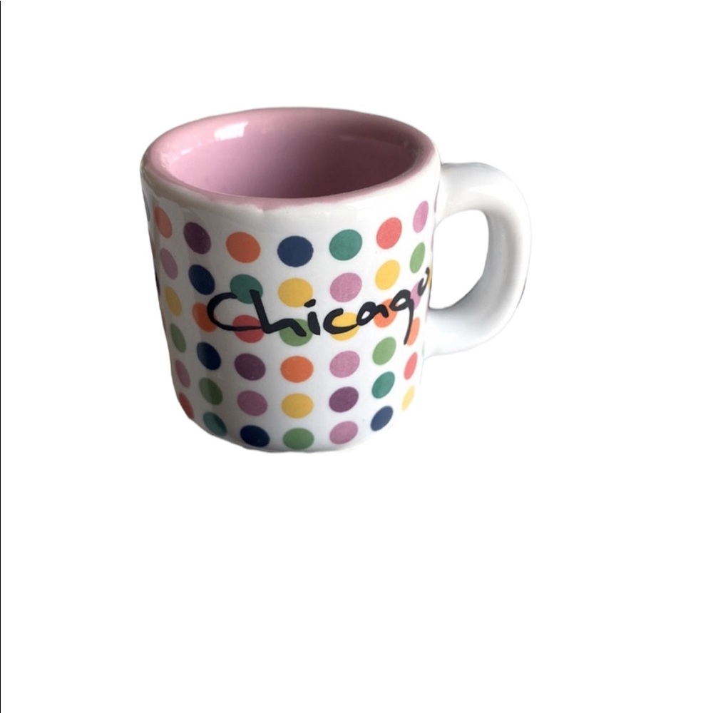 Mini Ceramic Chicago Coffee Mug
